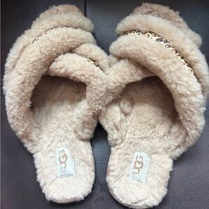 UGG Women's Cozy Beige Slippers